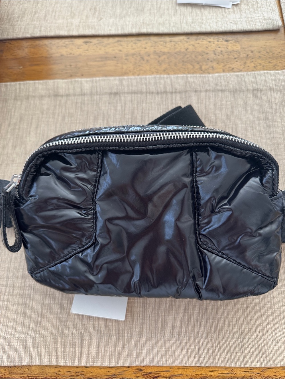 Zara Shiny Nylon Bag